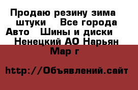 Продаю резину зима 2 штуки  - Все города Авто » Шины и диски   . Ненецкий АО,Нарьян-Мар г.